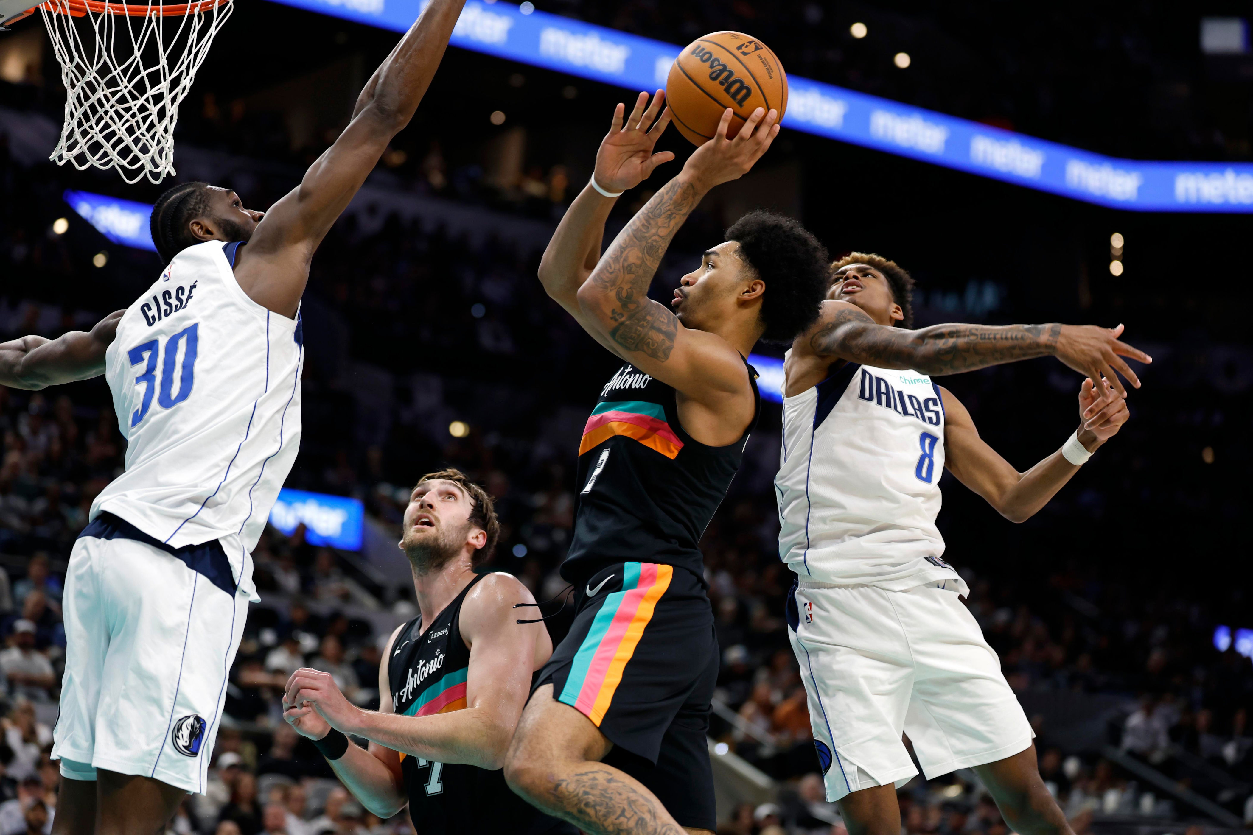 It's time for basketball: San Antonio Spurs at Dallas Mavericks