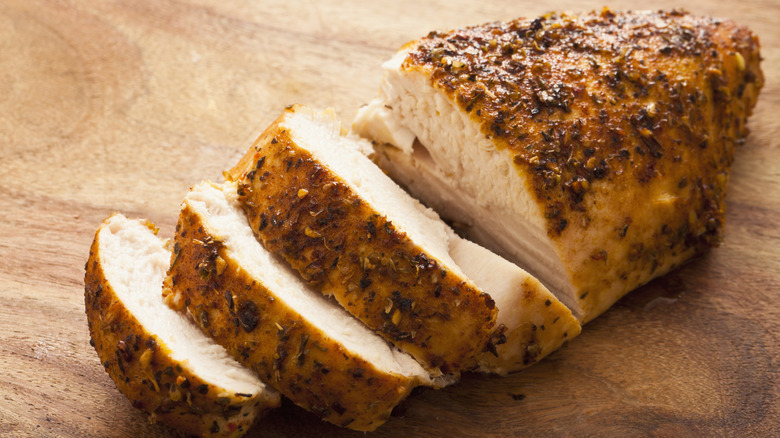 One chicken breast feeds 4 people when you cook these high-fiber sides ...