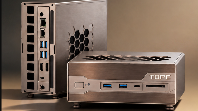 Chinese startup unveils copper-colored AI Max+ PRO 495 workstation with ...