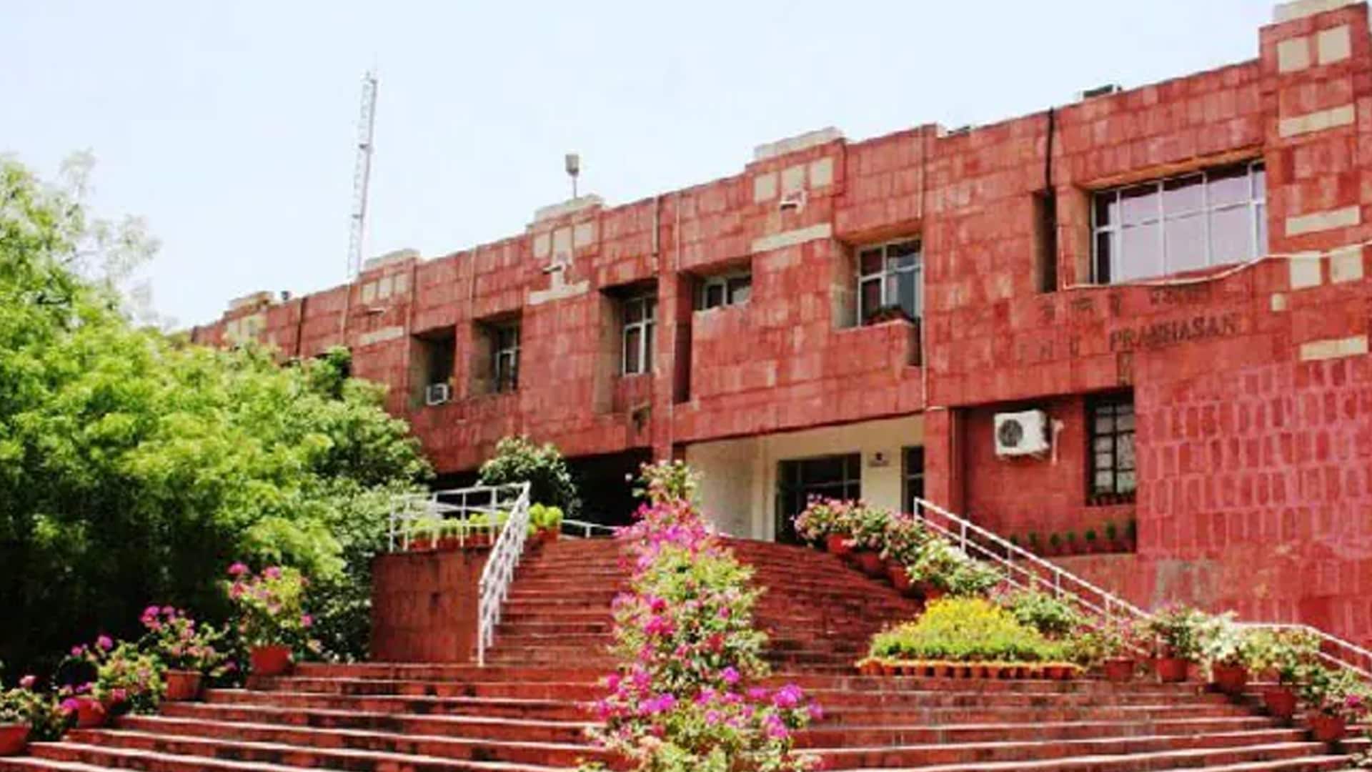After Jamia, ABVP claims Umar Khalid, Naxalbari slogans painted on JNU ...