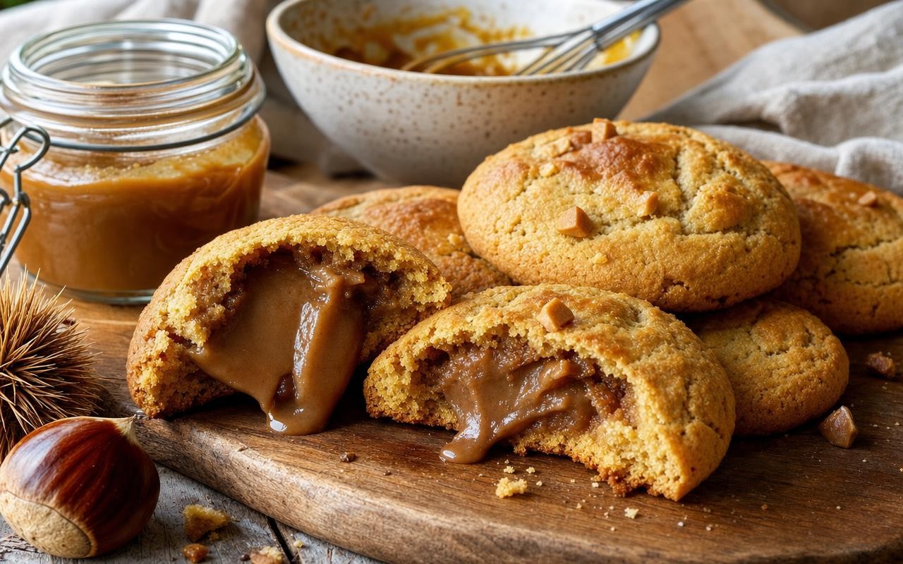 Cookies crème de marrons : l'ingrédient qui remplace les œufs pour un ...
