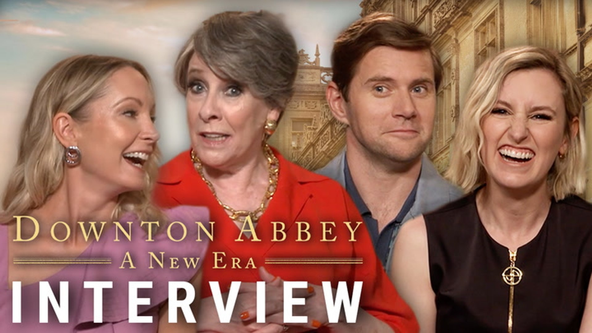 Downton Abbey: A New Era interviews with Allen Leech, Laura Carmichael
