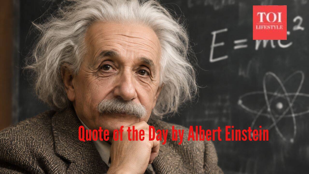 Quote of the day by Albert Einstein, “Learn from yesterday, live for ...