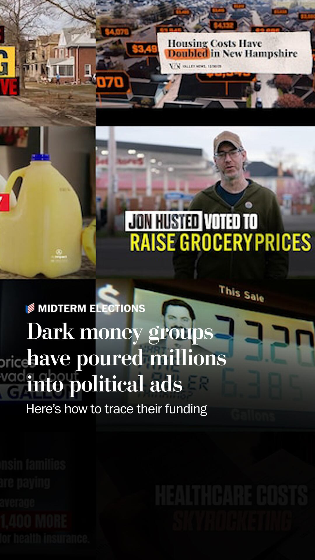 Dark money groups have poured millions into political ads
