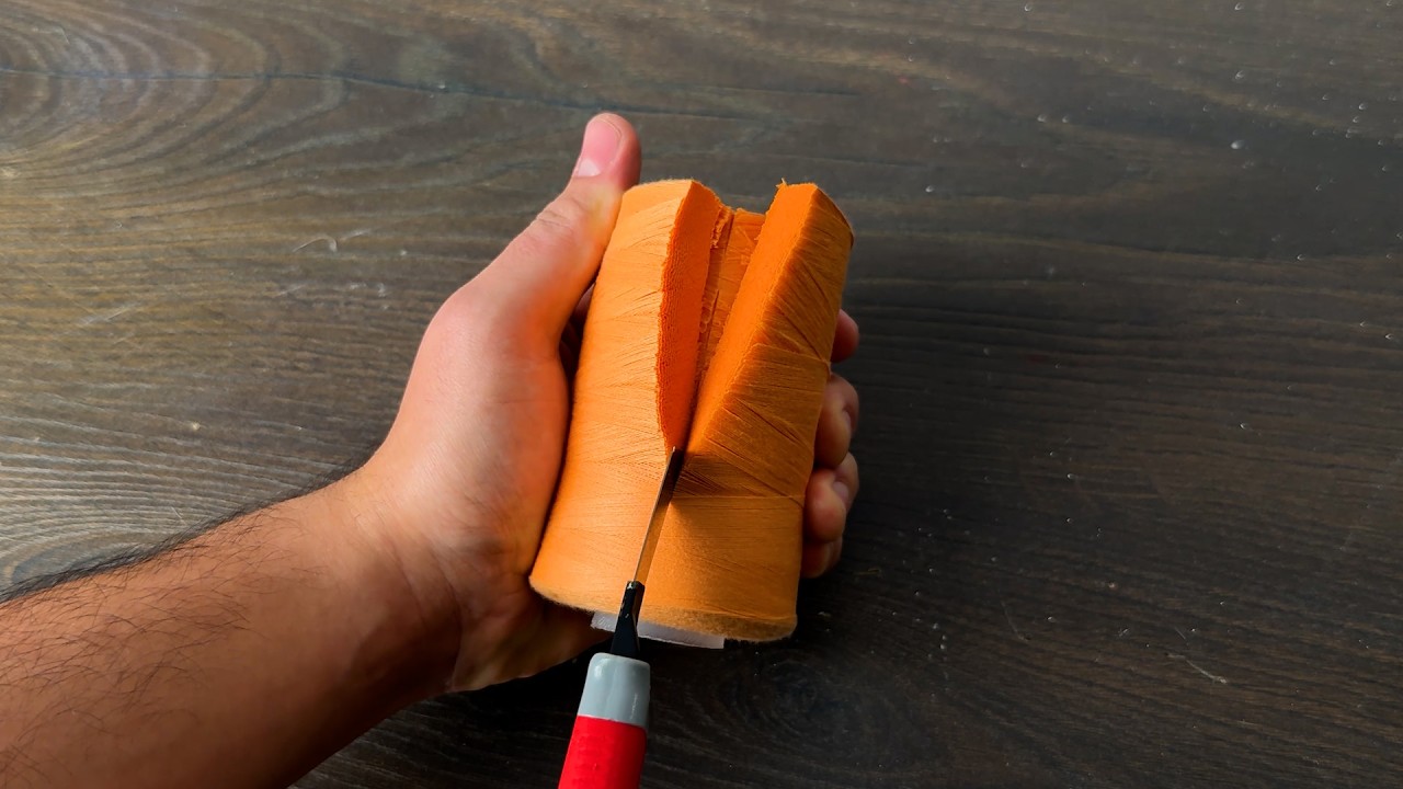 Satisfying thread cutting trick #diy #thread #cutting