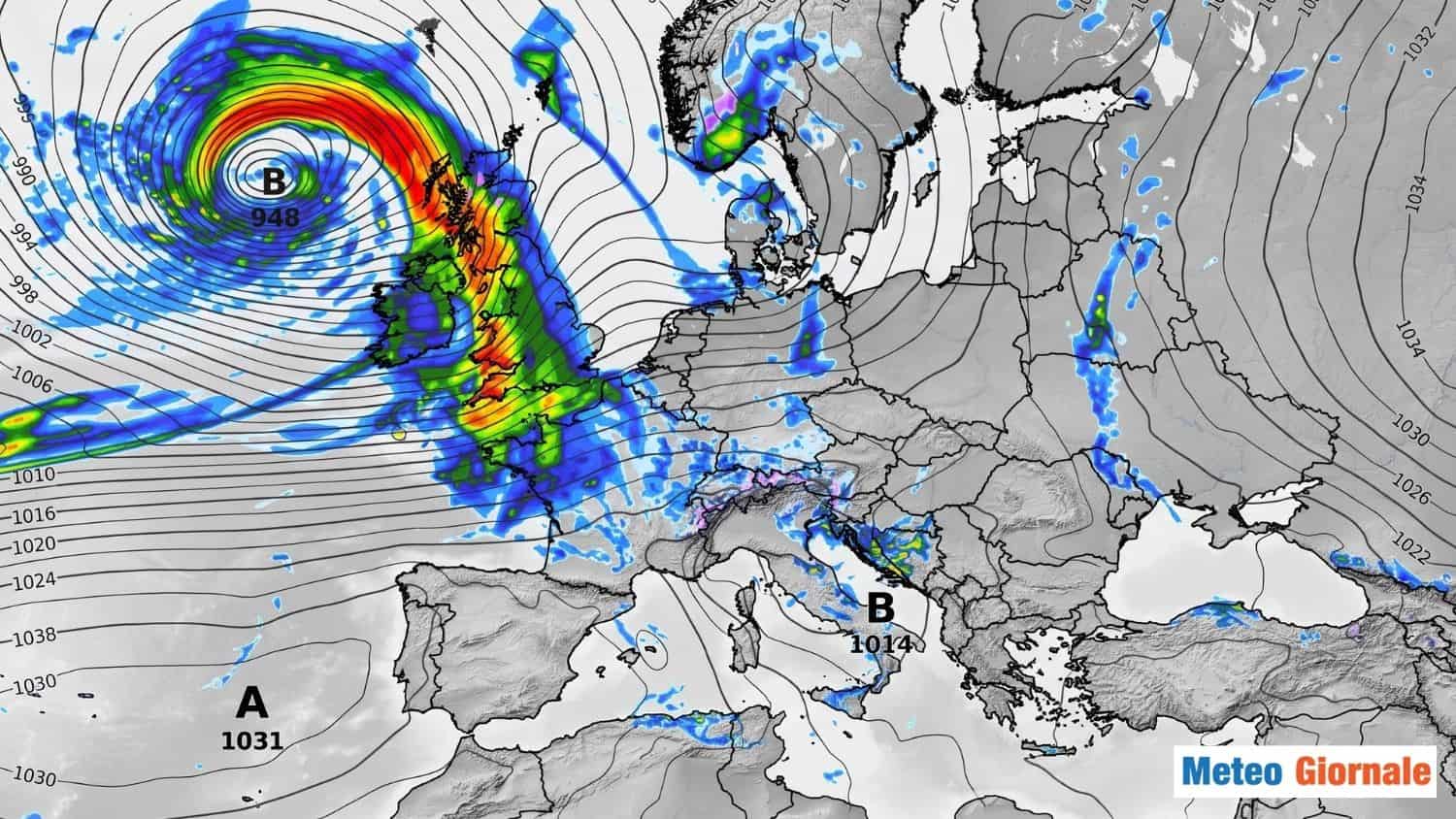 Nuova tempesta verso le Isole Britanniche: Boelo dopo Austen. Allerta meteo