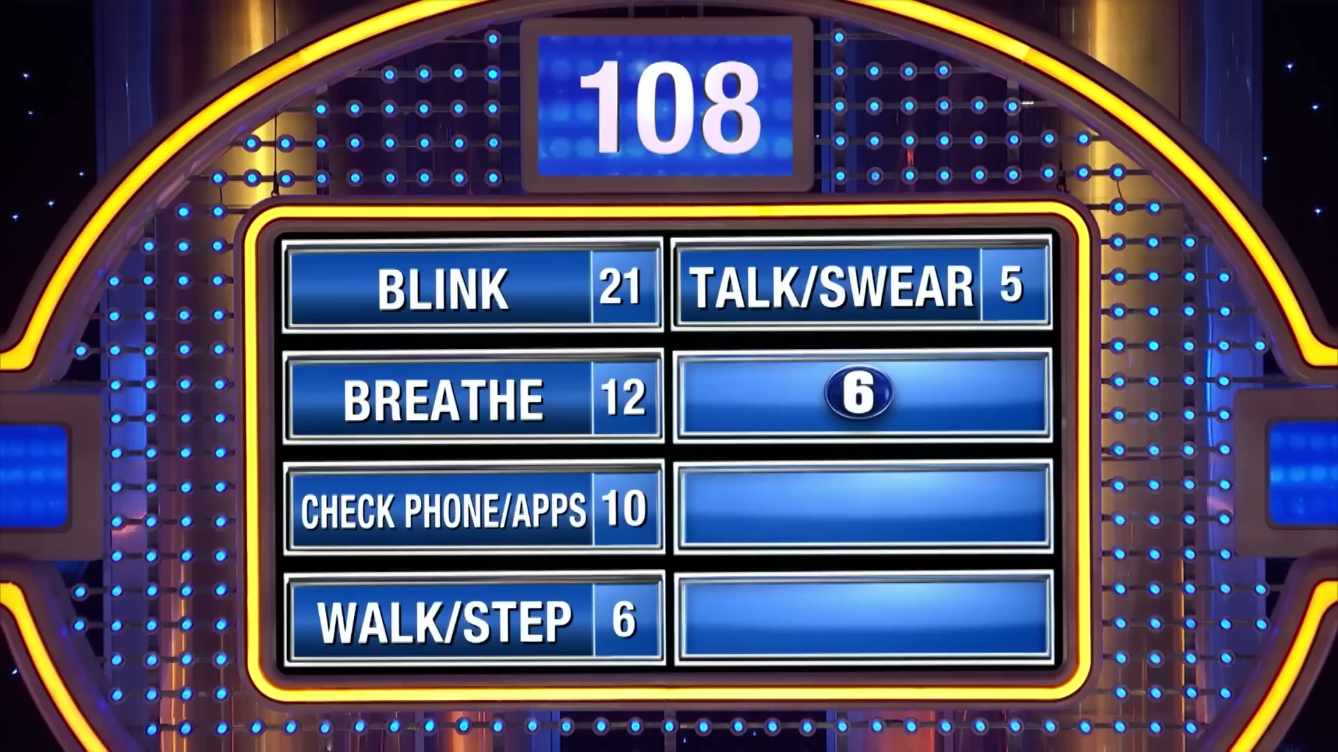 Name something you do 100 times a day