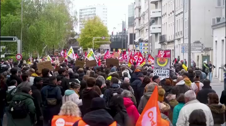 Tensions mount in France as thousands rally against Marine Le Pen’s ...