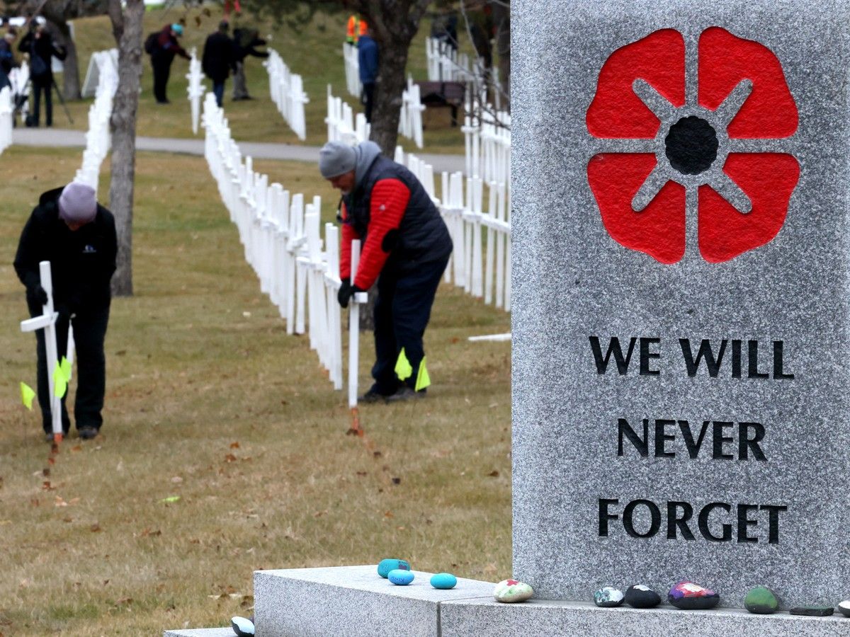 Ever-growing field of crosses takes root once again for remembrance