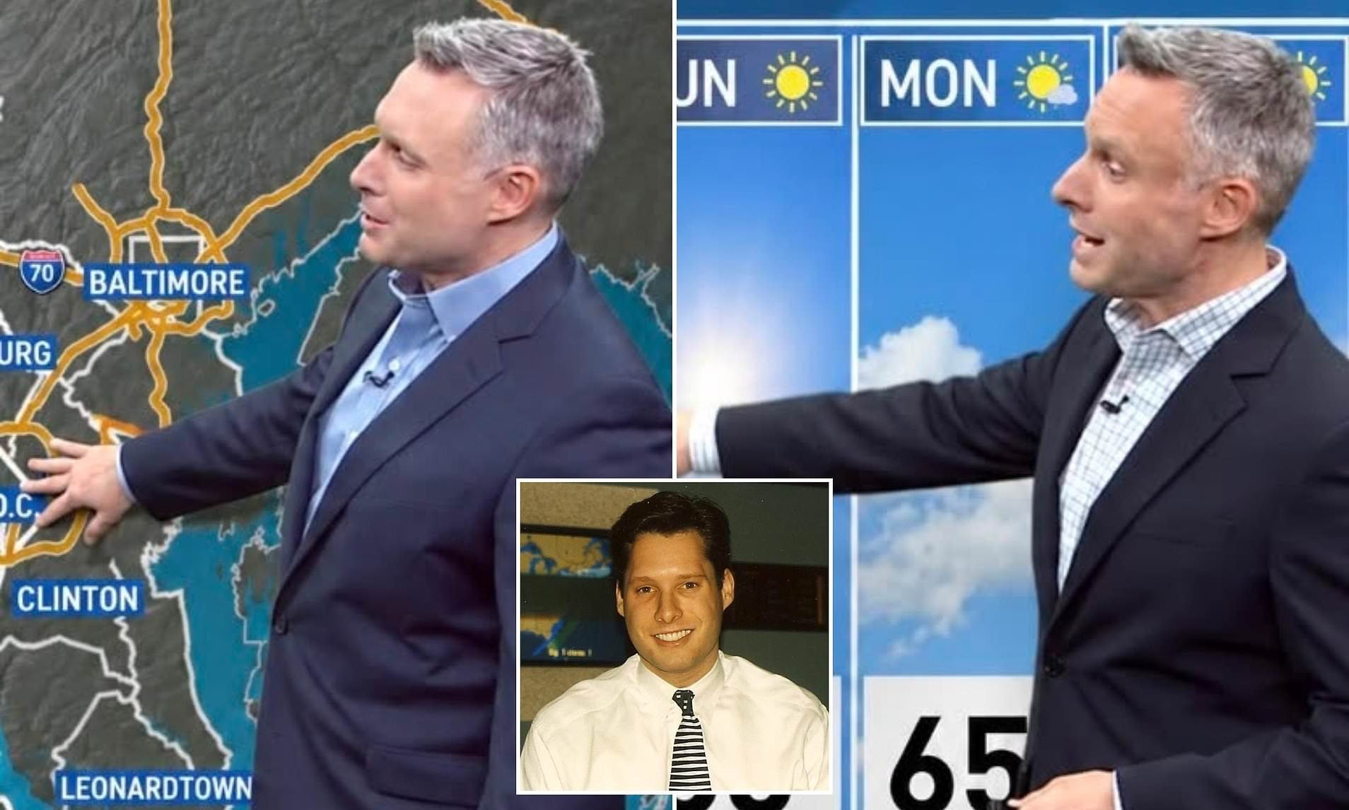 Weatherman shows off his incredible 55-pound weight loss and compares ...