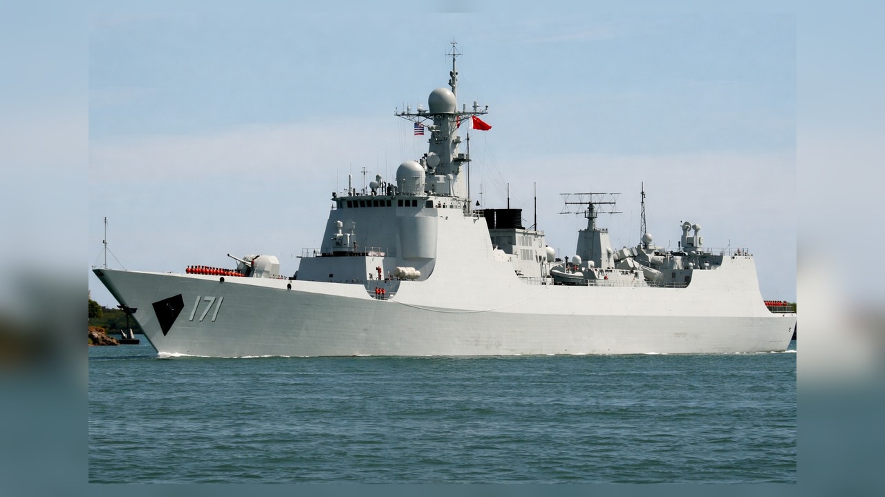 Throwback to China's Type 052C destroyer fleet command role