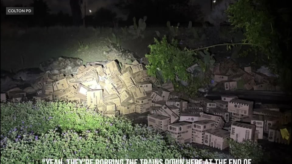 Thieves steal 350 boxes of Hot Wheels from train