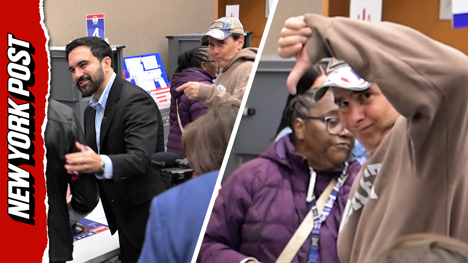Man trolls Mayor Mamdani during early voting, heckles him for skipping line