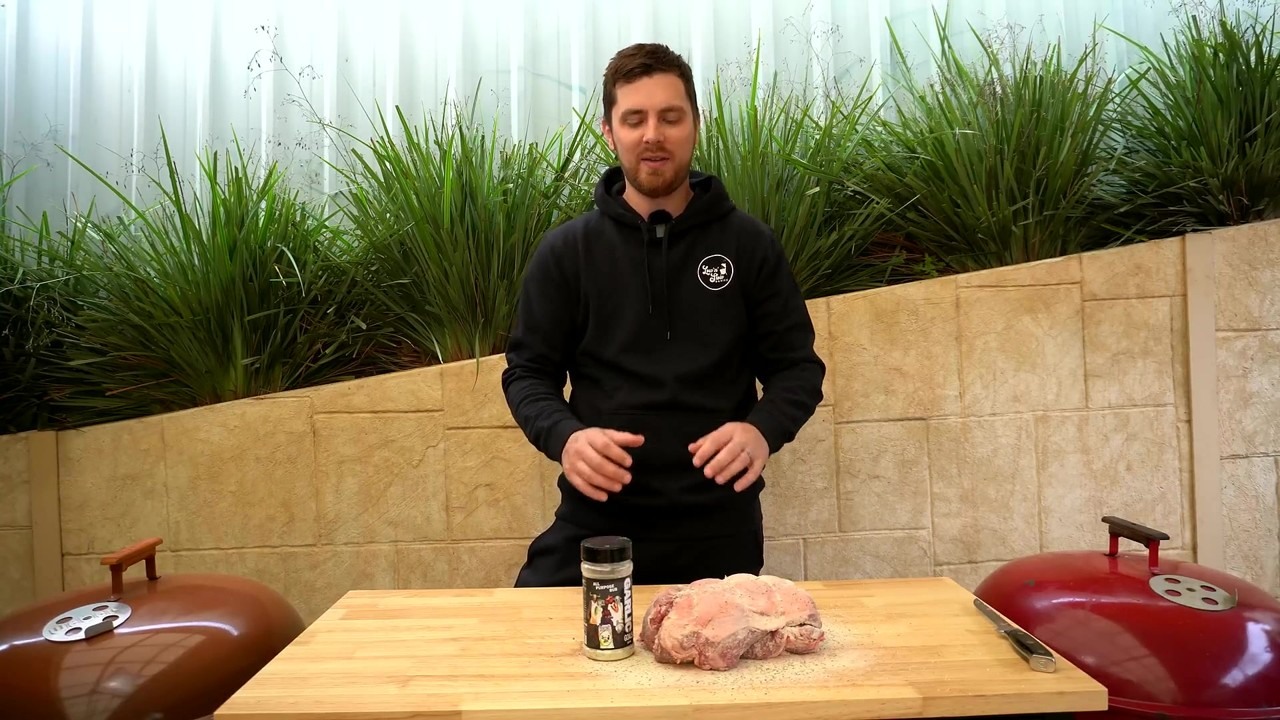 How to debone and roast a lamb leg on a Weber
