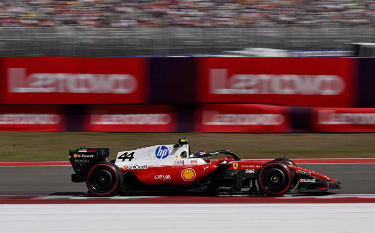 Motor racing - Hamilton fastest to complete Ferrari's US Grand Prix ...