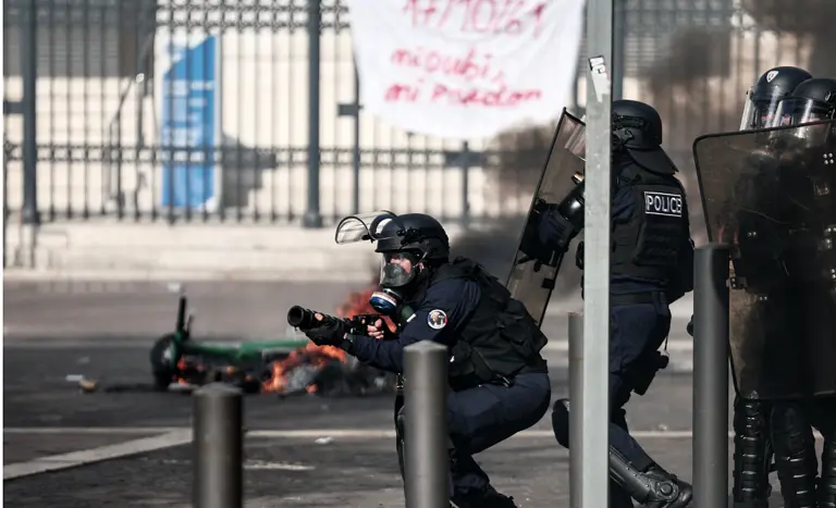 ‘Anger is real’: Cost-of-living protests sweep France as police fire ...
