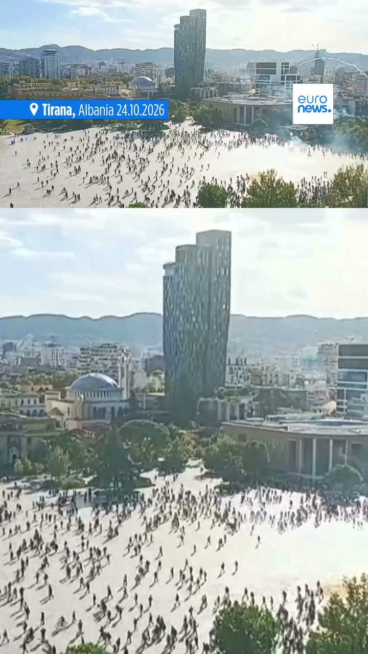 Protests sweep across Europe from France to Albania, Italy, Spain and ...