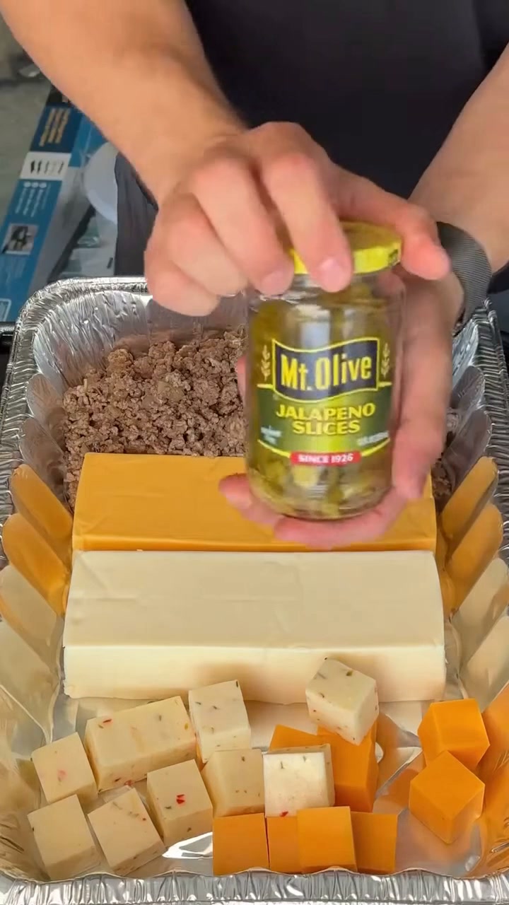 Texas style smoked queso