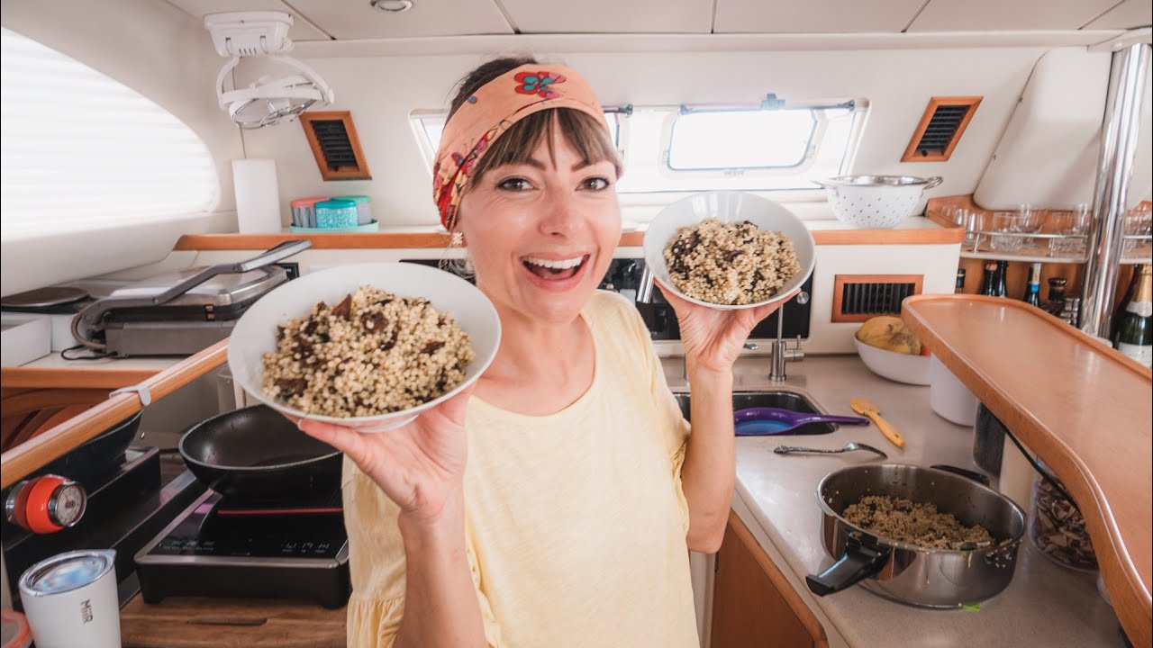 I cooked gourmet meals at sea with no fresh food!