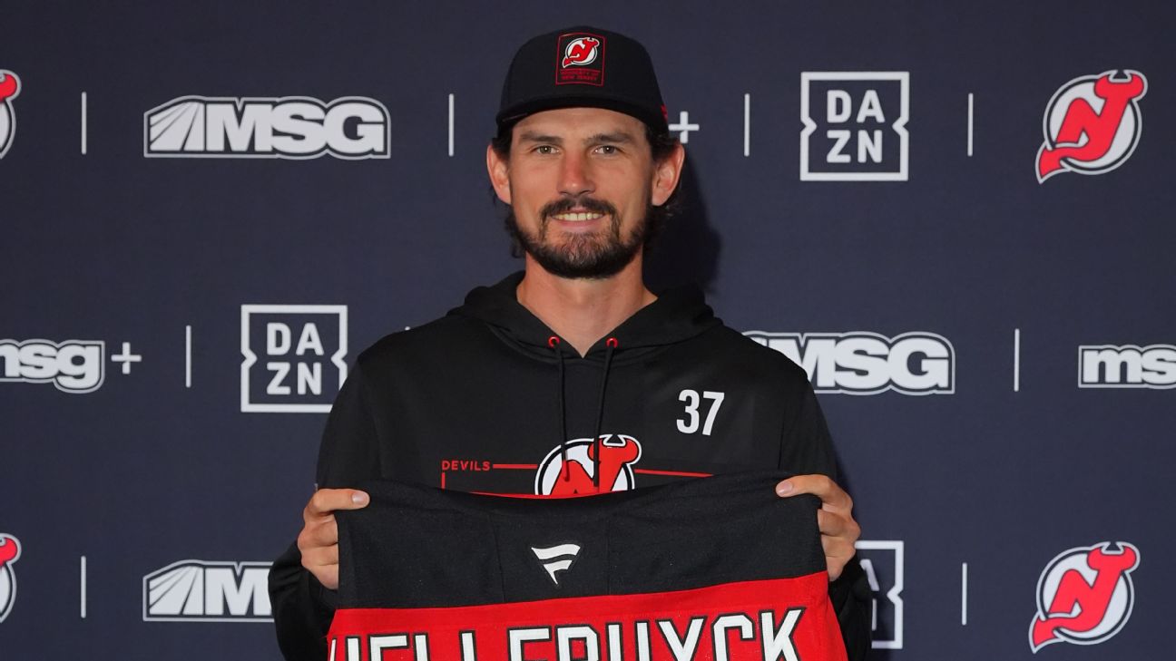 Connor Hellebuyck happy with Devils trade after Jets standoff