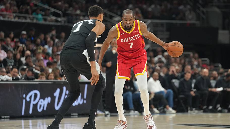 Kevin Durant Shares Trash Talk After Victor Wembanayama Gets Blocked