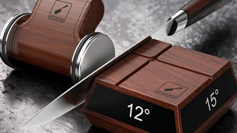Keep every kitchen knife razor-sharp with this Imarku sharpener deal