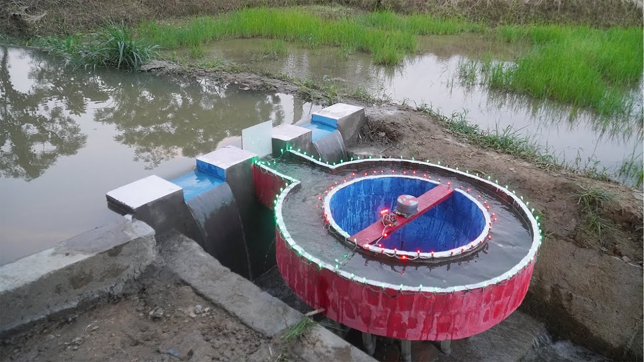 Hydroelectric design with unique turbines