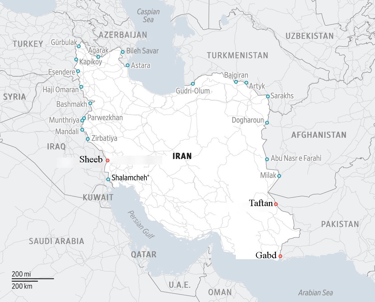 Iran mất dần huyết mạch giao thương