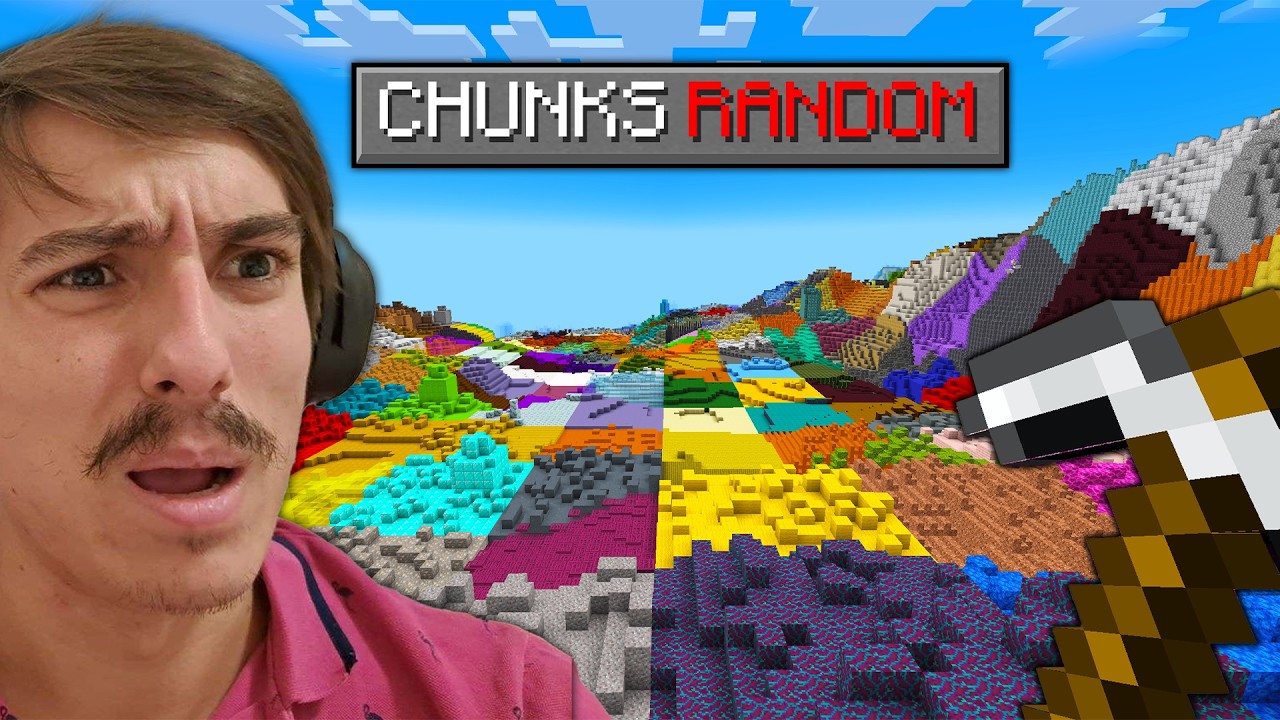 Minecraft, mais j'ai des chunks random!