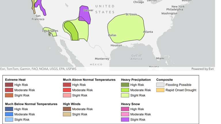 New map shows 4 states facing a heavy snow risk in November