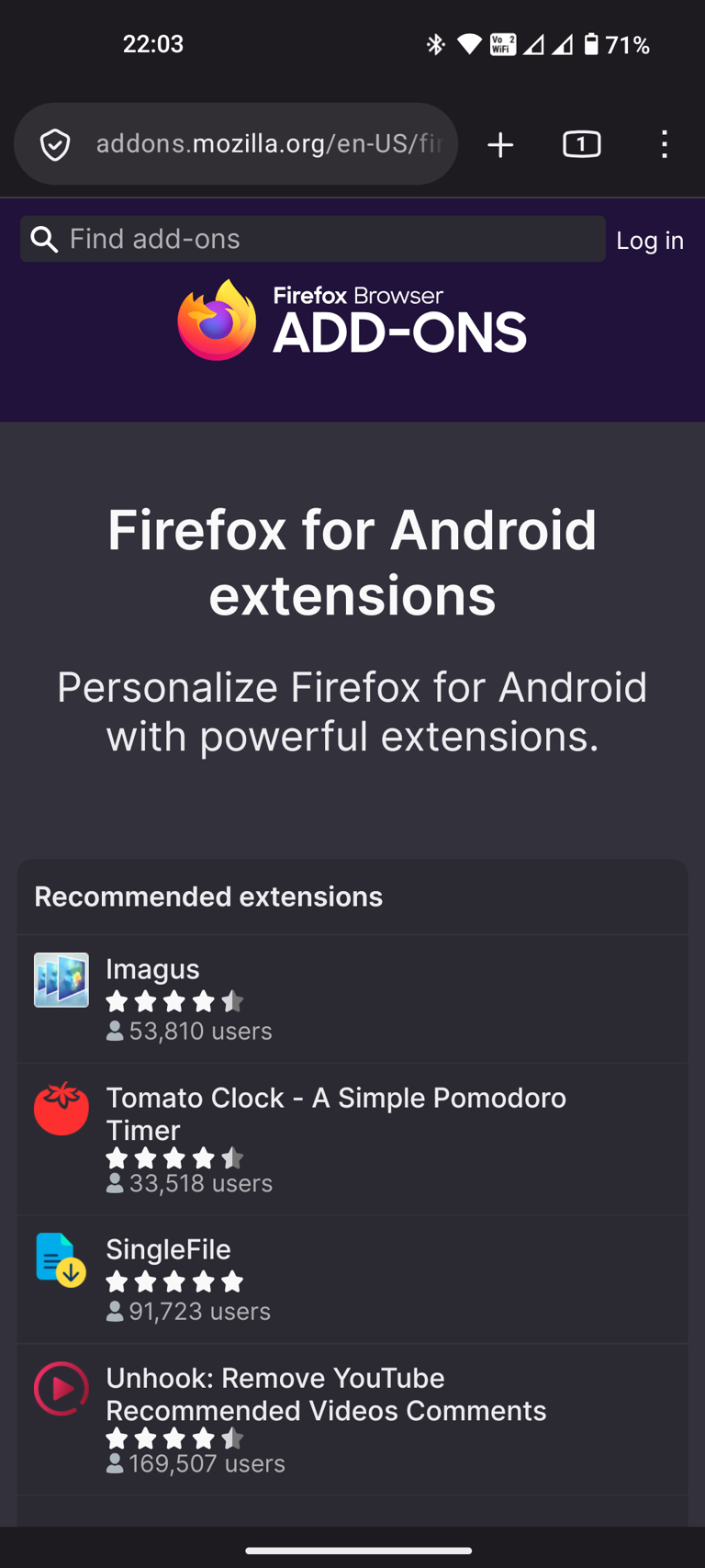 I switched from Chrome to Firefox on Android; extensions are the reason ...