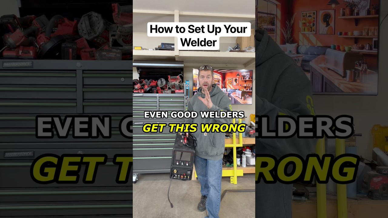 How to set up a MIG welder from the box | Wire tension most get wrong