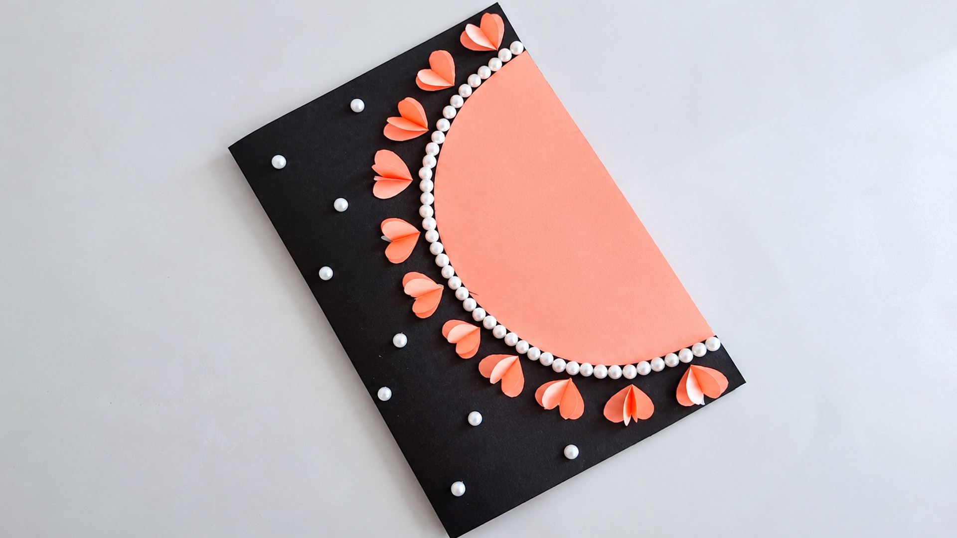 DIY handmade greeting card tutorial for the new year