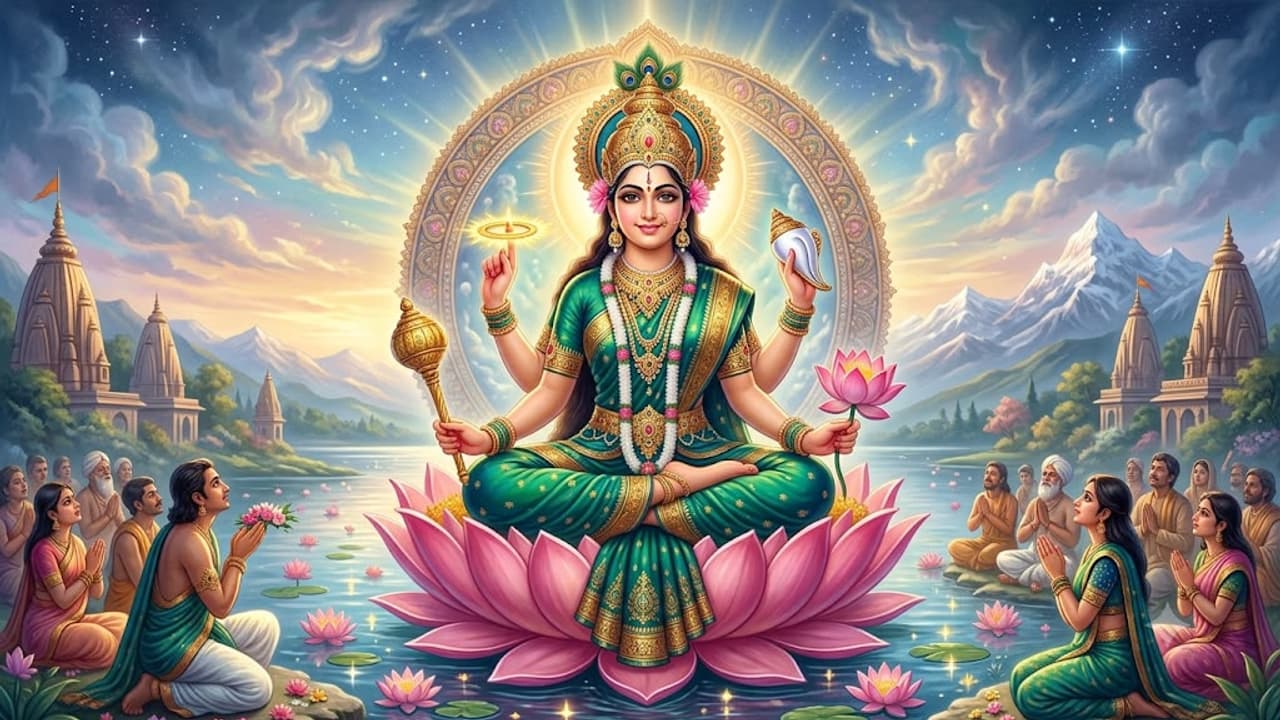 Navratri 2026: Peacock green colour significance, Maa Siddhidhatri puja ...