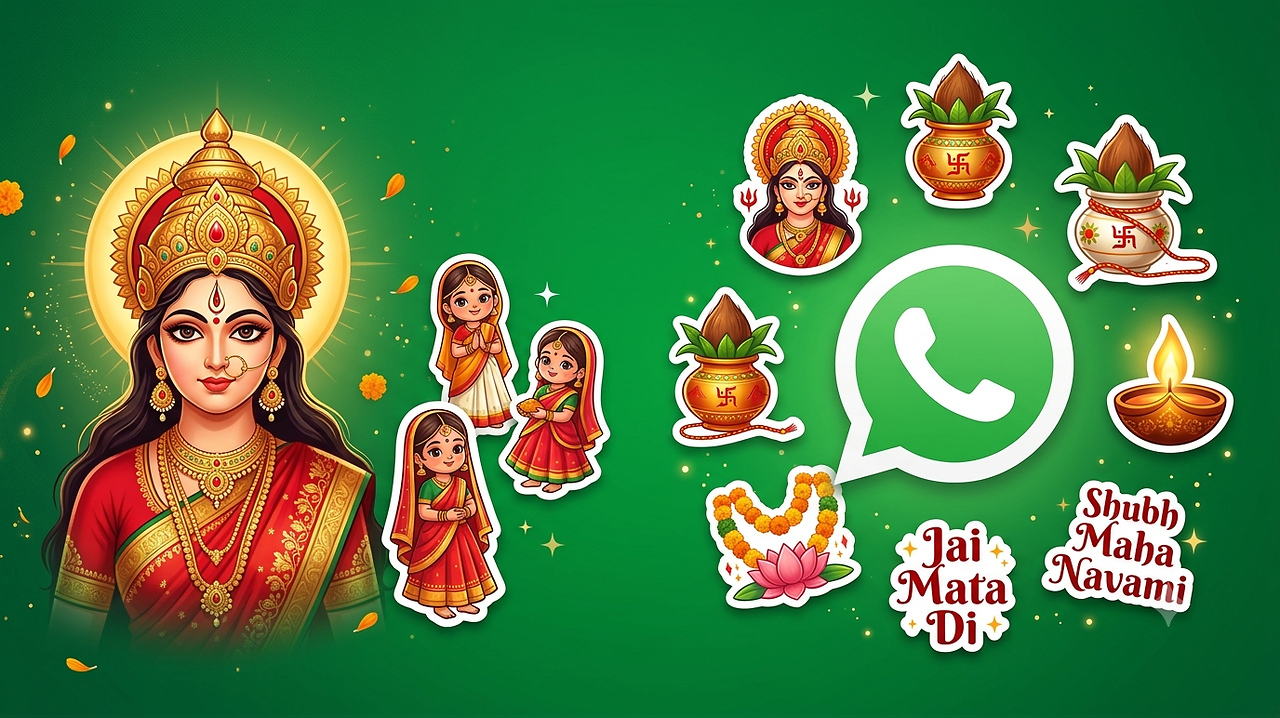 Maha Navami 2026: How to make Maa Durga WhatsApp stickers using ChatGPT ...