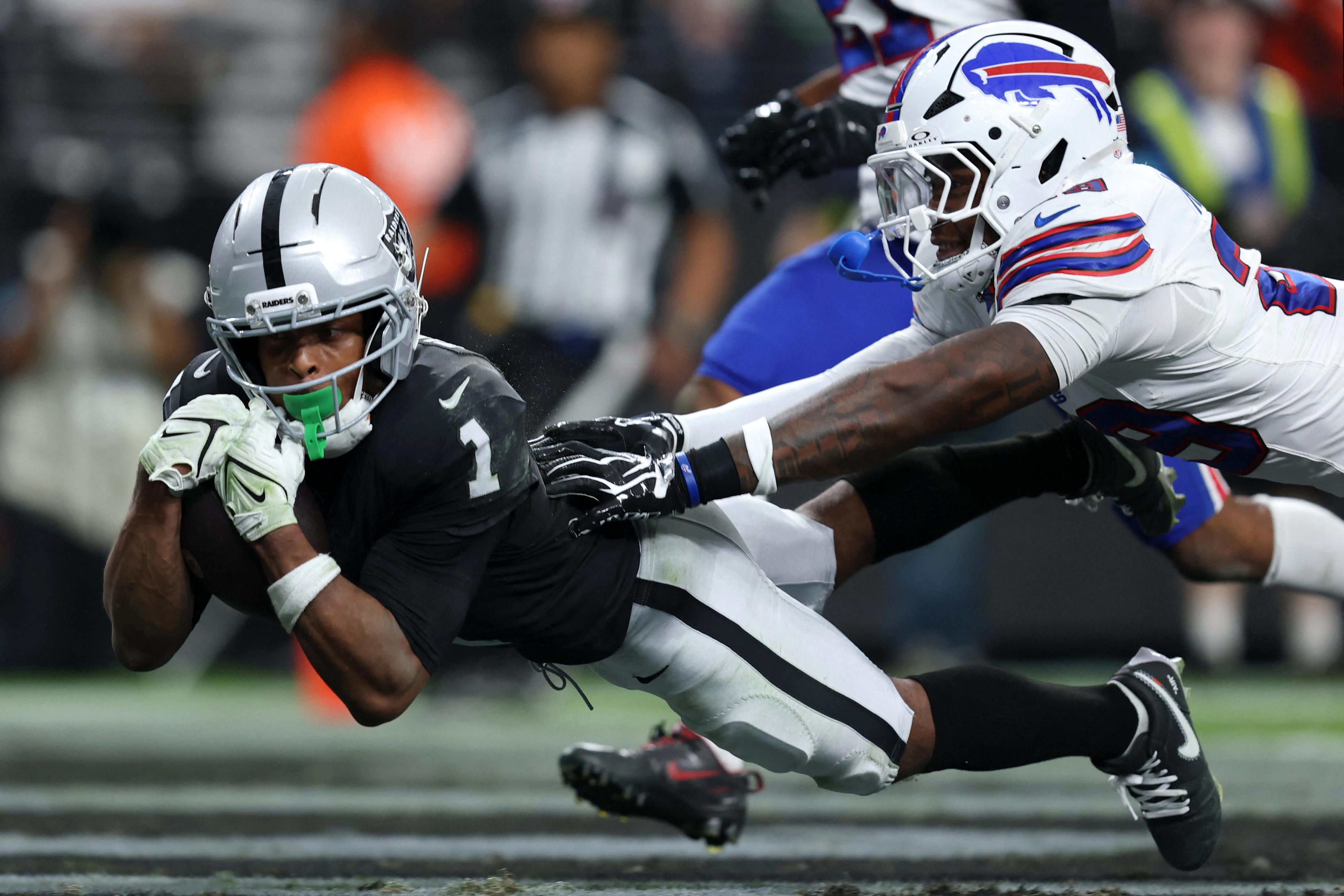 Tre Tucker snags two TDs in Week 6 loss to Buffalo