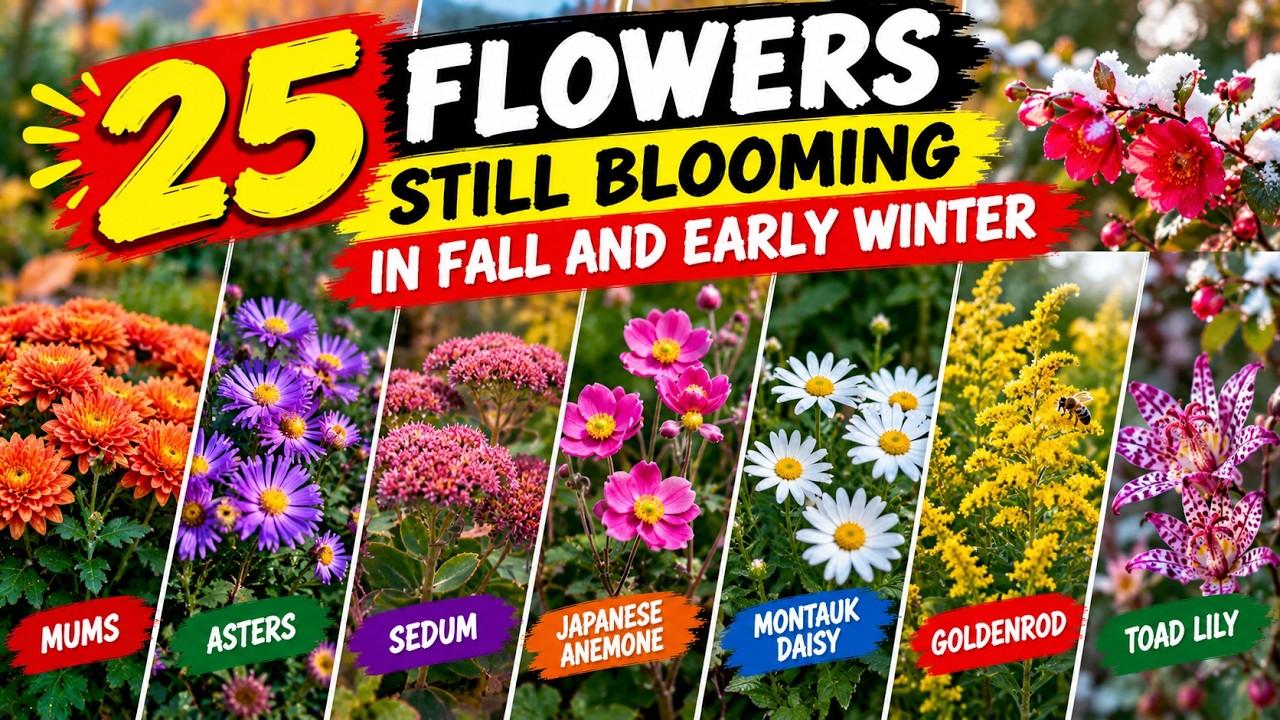 These beautiful flowers prove gardens can bloom in colder weather