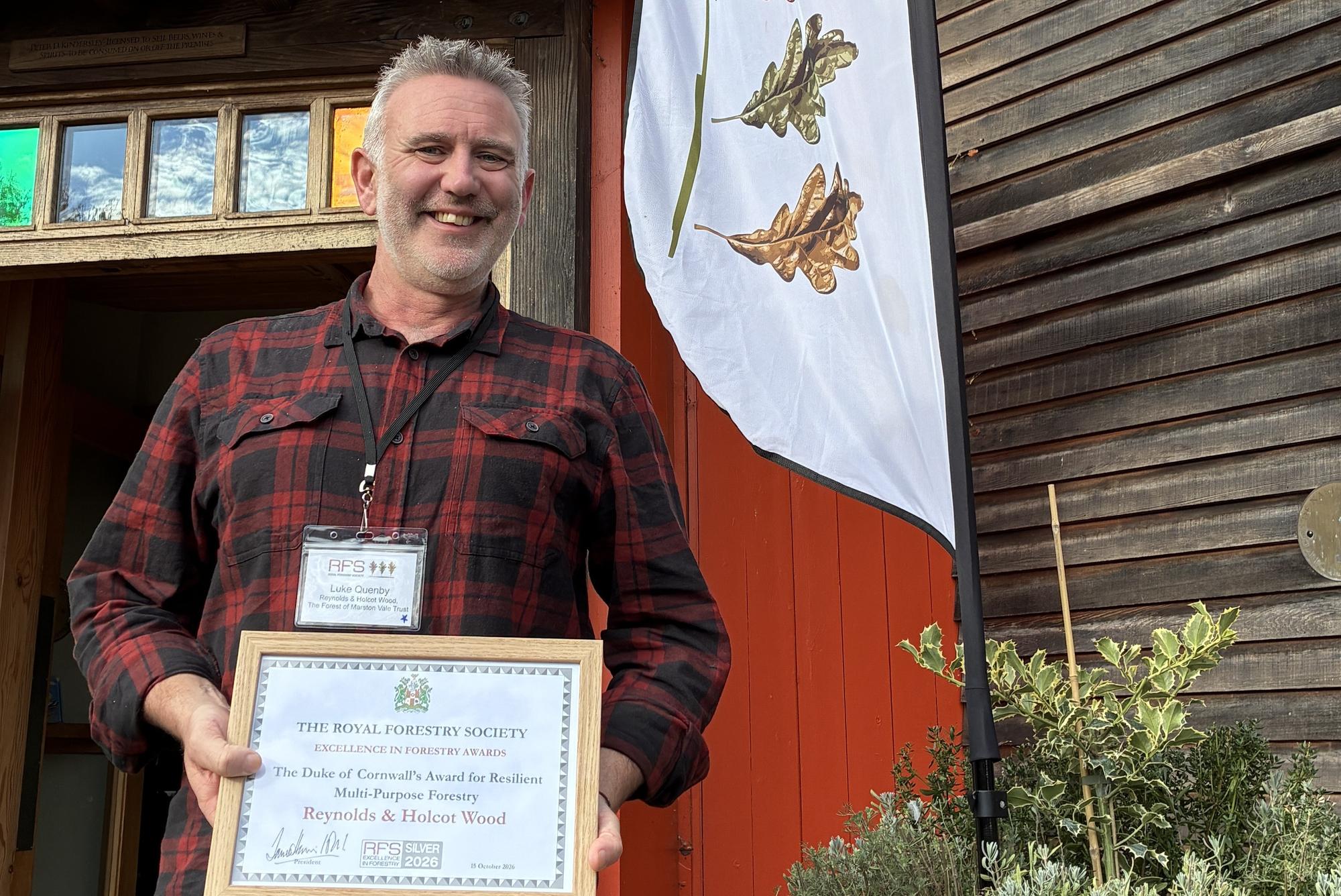 Silver win for Forest of Marston Vale at prestigious awards