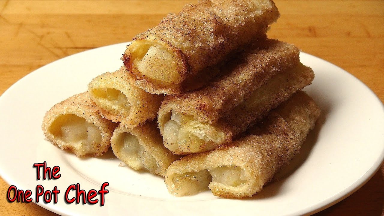 Easy apple pie roll ups for dessert
