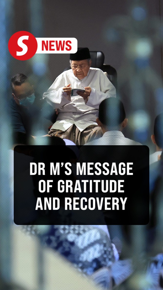 Dr M tries to resume office routine, thanks well-wishers for their support