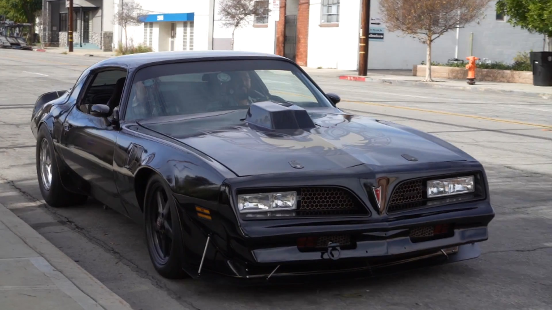Big tire Pontiac Firebird with classic Trans Am styling