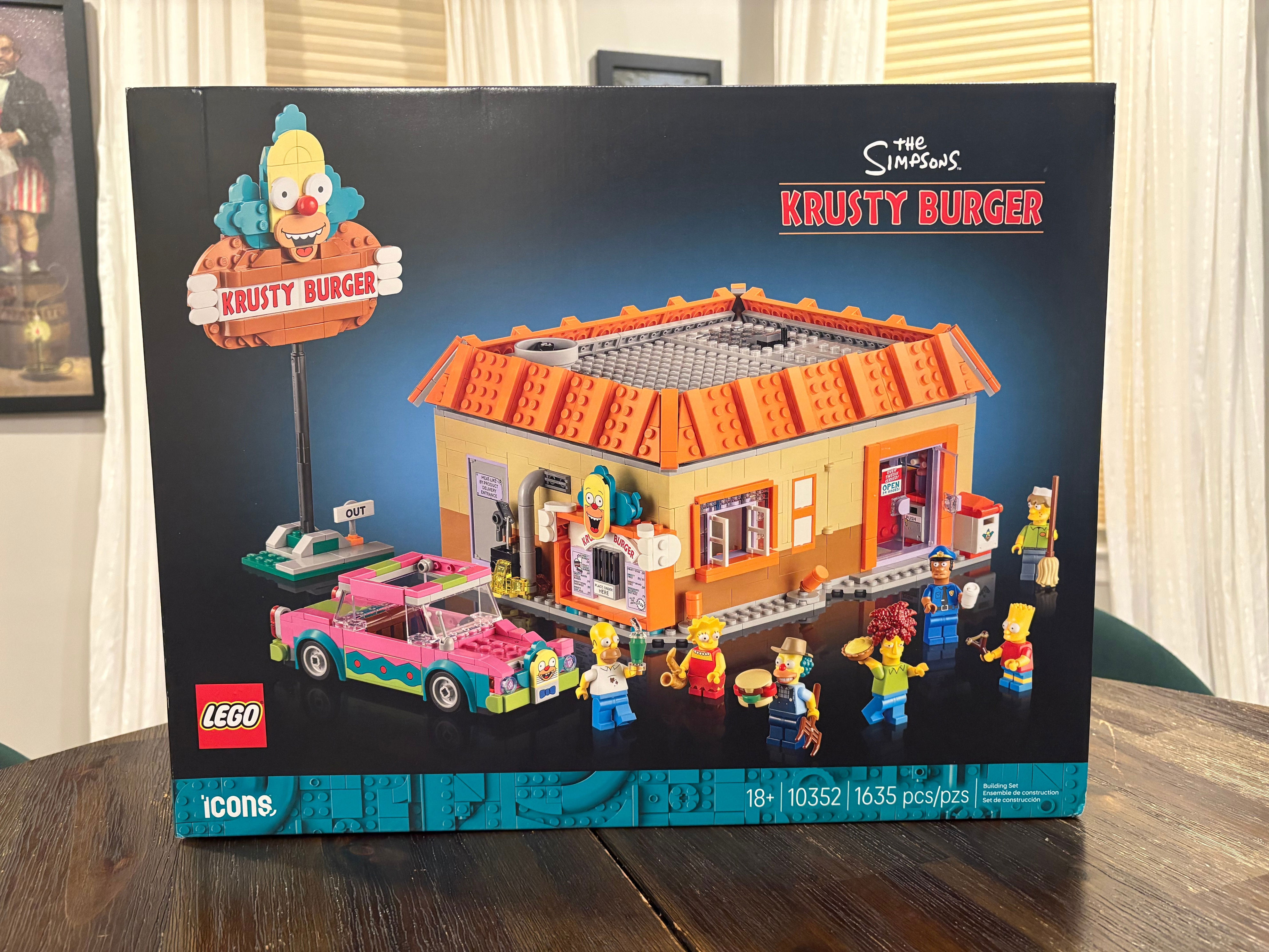 We build LEGO The Simpsons: Krusty Burger