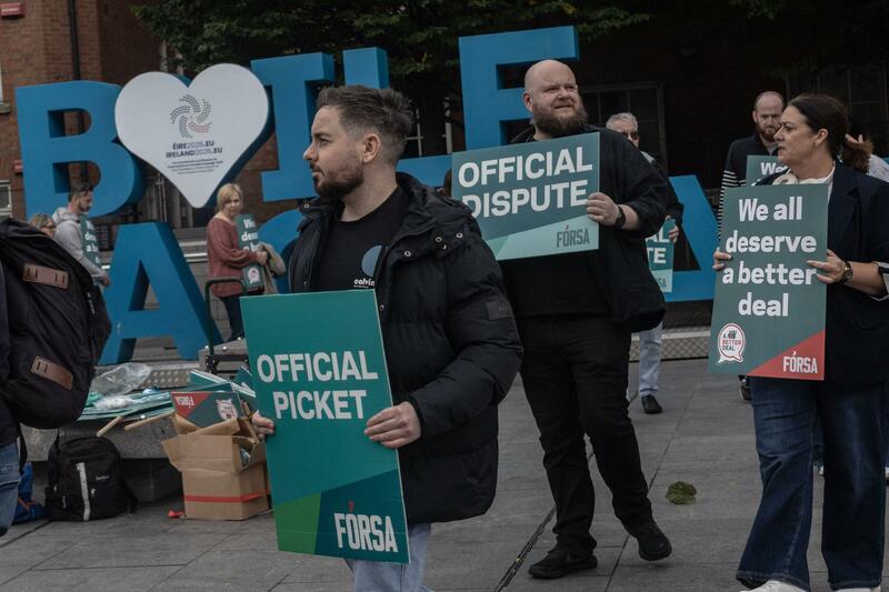 Unions say strikes remain available as public sector pay talks begin