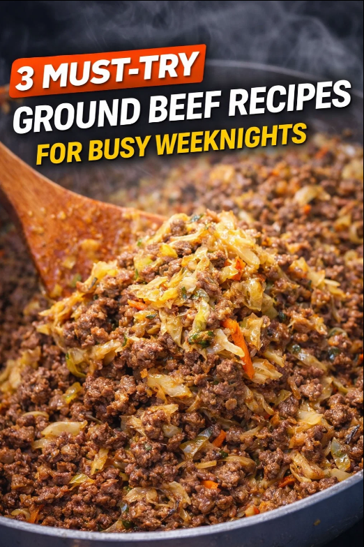 3 ground beef recipes for easy weeknight dinners