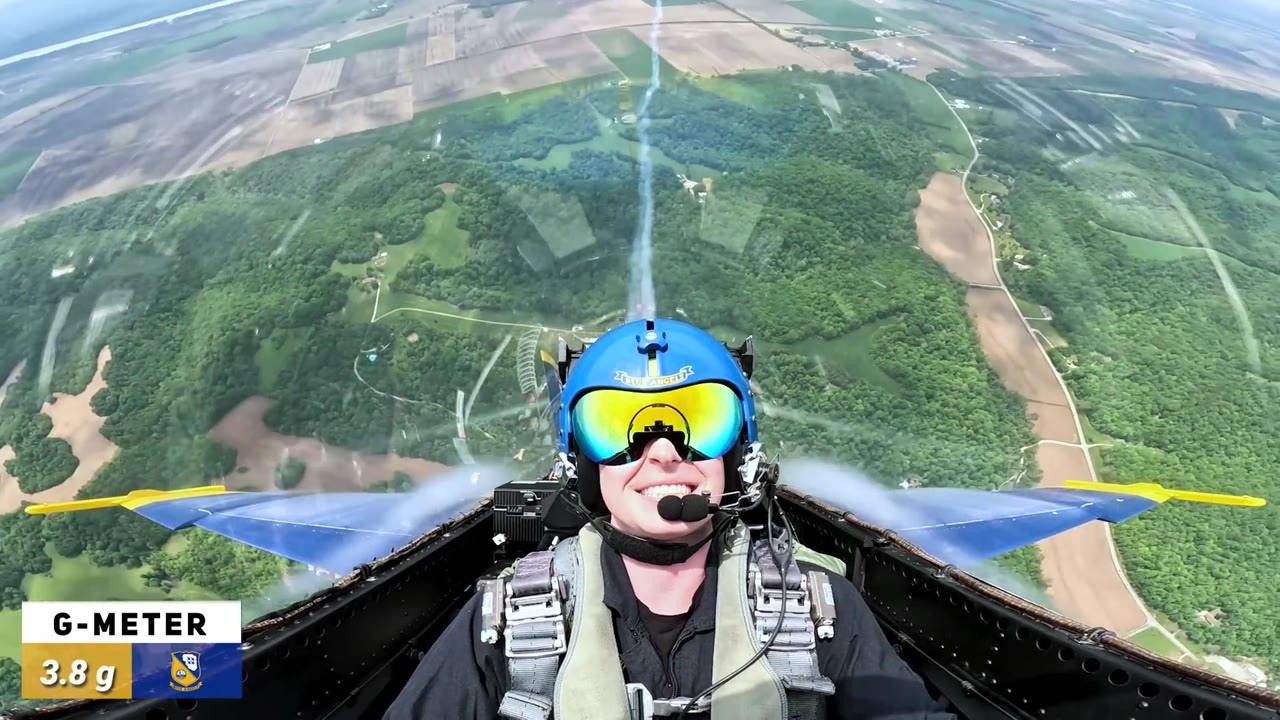 Watch a Blue Angels F-18 passenger nearly pass out during a 7.5-G ...