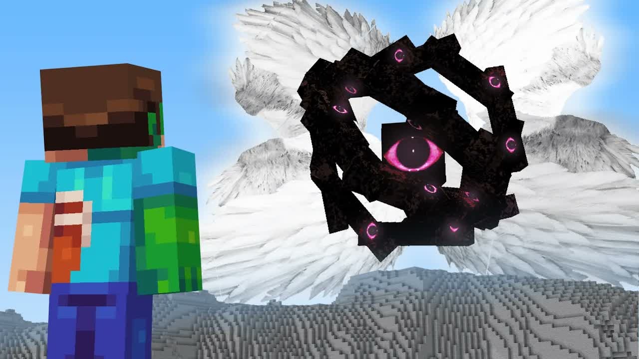 Bessie becomes a god in BeckBroJack's Minecraft god mod test
