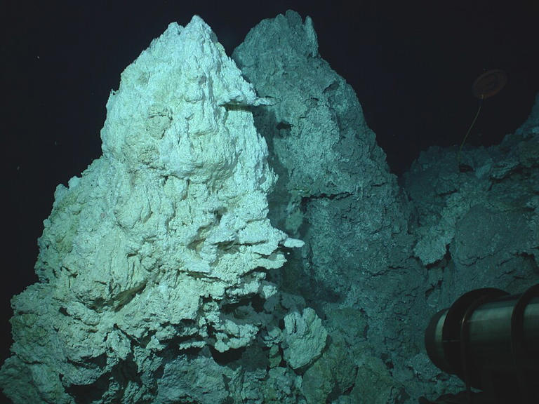 It's 120,000 years old, 800m down, as big as a basketball court and ...
