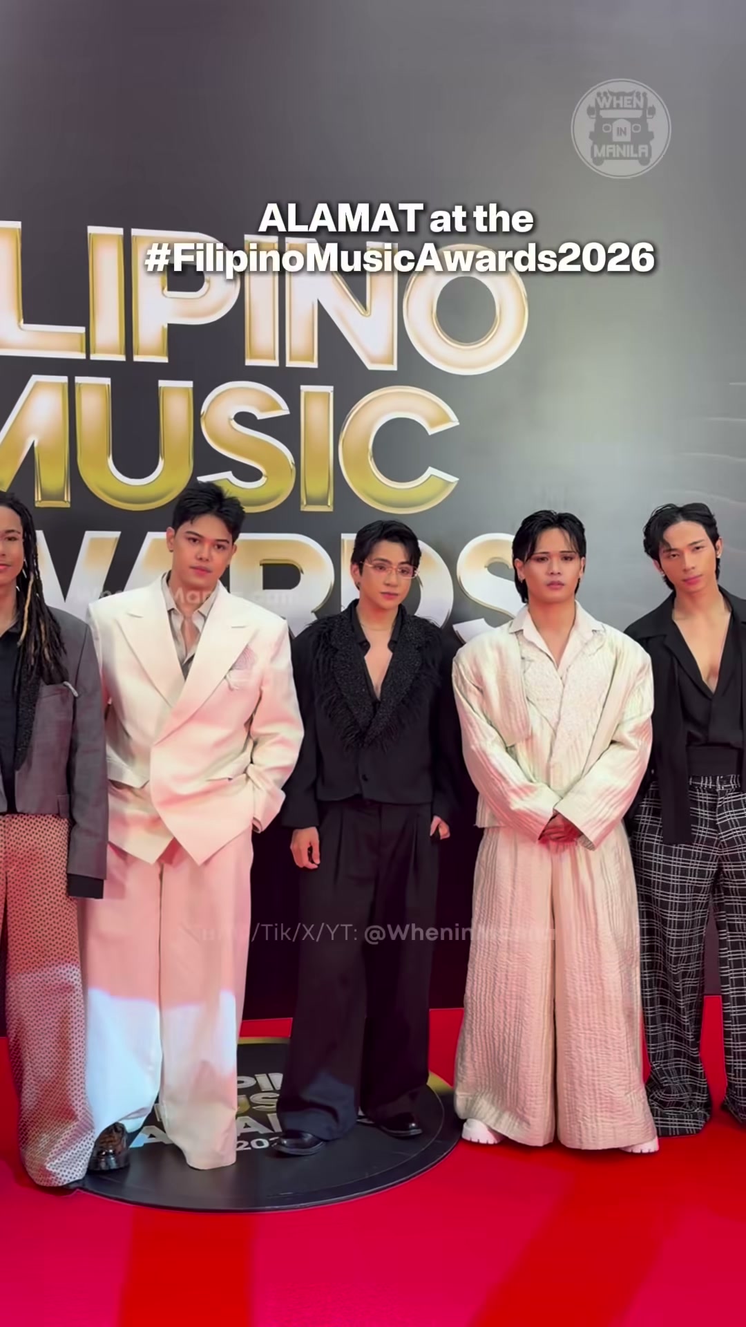 Alamat makes a grand entrance at the Filipino Music Awards