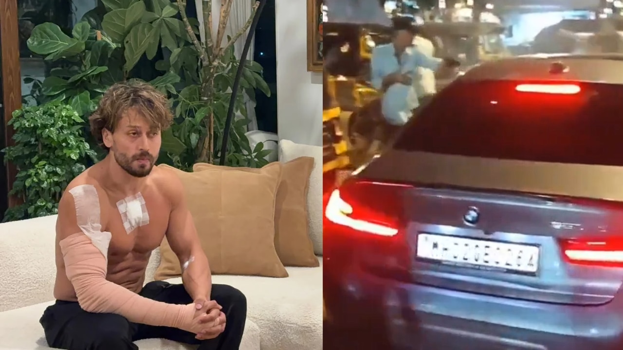 Tiger Shroff car firing: Chilling video captures 3 men opening fire ...