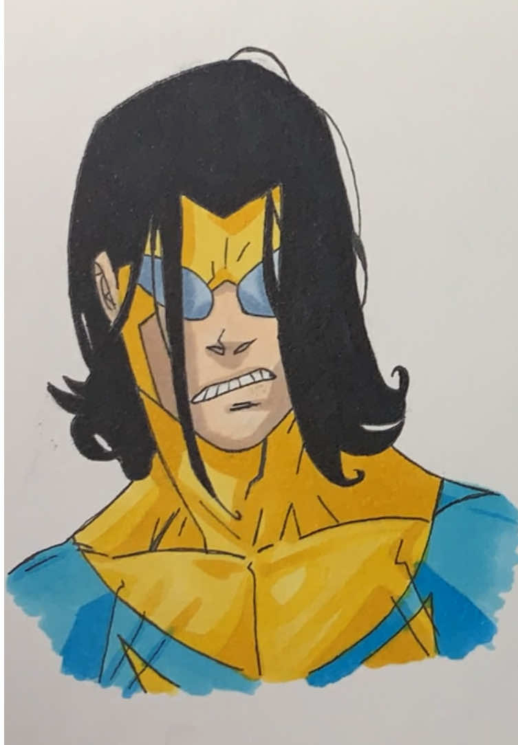 Drawing Invincible variants with unique character designs